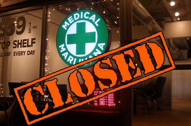 Medical marijuana closed