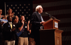 Bernie Sanders in South Carolina.