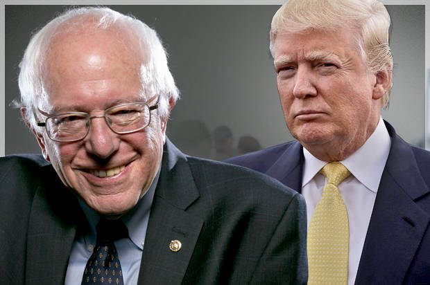 Bernie Sanders Donald Trump